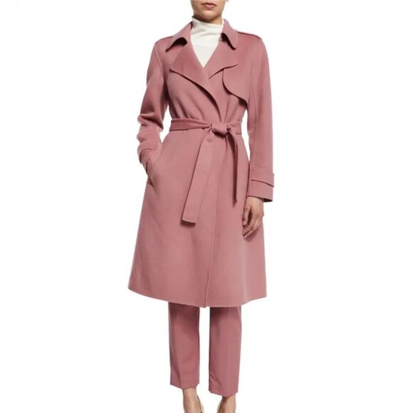 Theory Jackets & Blazers - Theory Women's Oaklane Open Front Trench Coat Wool Cashmere Small